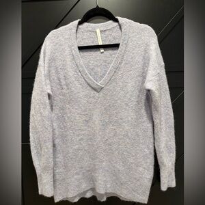 Aritzia~ The Group Babaton~Alpaca Wool Blend Sweater V-Neck Long Sleeve Size XS